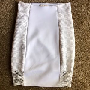 White skirt